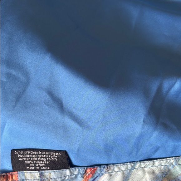 Van Gogh Iris garden reversible rain poncho hooded - Picture 6 of 6